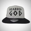 BEARDED GOD Flat Peak Snapback