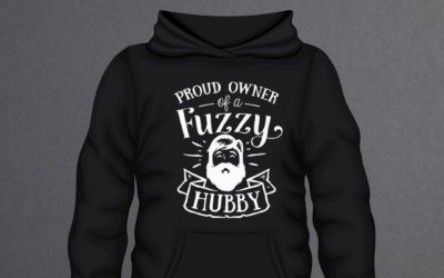 The Bearded Viking “Proud Owner of a Fuzzy Hubby” T-Shirt / Hoodie
